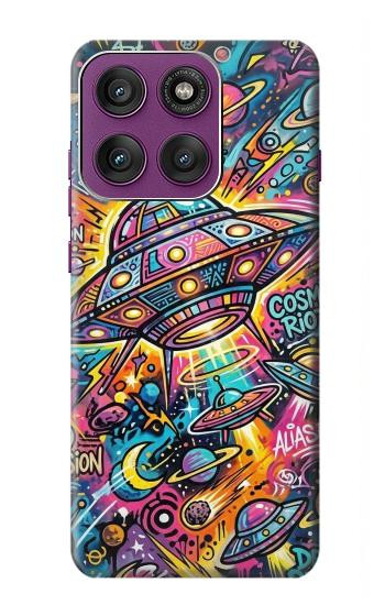 S4085 Art Cosmique Psychédélique Etui Coque Housse pour Motorola Edge 60 Pro
