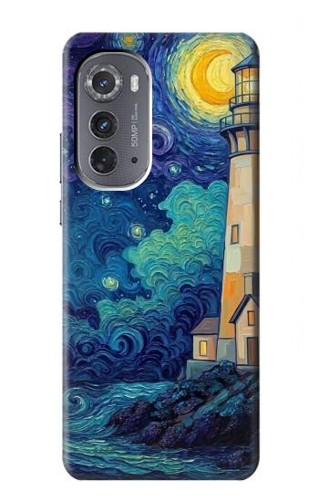 S4092 Phare au Clair de Lune Etui Coque Housse pour Motorola Edge (2022)