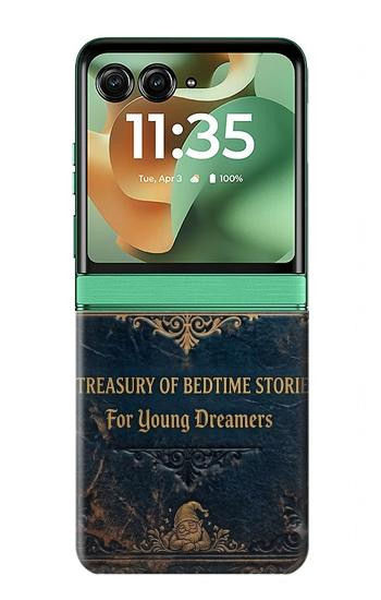 S4080 Conte Fantastique au Clair de Lune Etui Coque Housse pour Motorola Razr 70+,60+, Razr+ (2026, 2025, 2024)