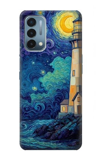S4092 Phare au Clair de Lune Etui Coque Housse pour OnePlus Nord N200 5G