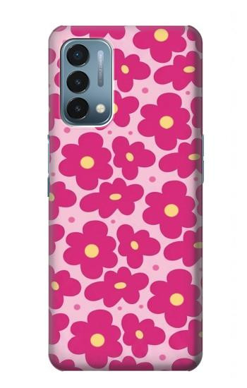 S4097 Motif Floral Rose Etui Coque Housse pour OnePlus Nord N200 5G