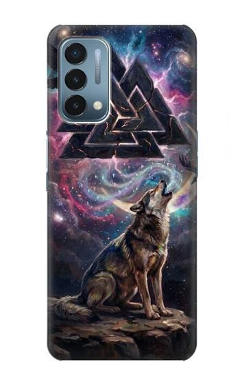 S4110 Loup et Symbole Ancien Etui Coque Housse pour OnePlus Nord N200 5G