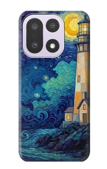 S4092 Phare au Clair de Lune Etui Coque Housse pour OnePlus 15