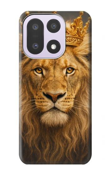 S4093 Portrait de Lion Royal Etui Coque Housse pour OnePlus 15