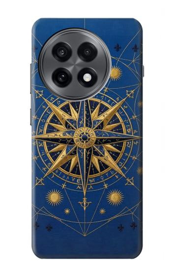 S4086 Motif Boussole Marine Etui Coque Housse pour OnePlus 13R
