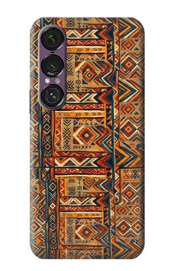 S4079 Motif Géométrique Tribal Etui Coque Housse pour Sony Xperia 1 VII