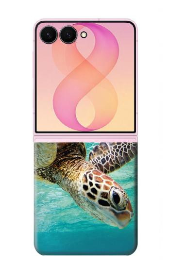 S1377 Océan tortue de mer Etui Coque Housse pour Samsung Galaxy Z Flip 8