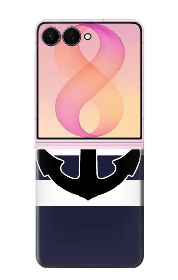 S2758 ancre de marine Etui Coque Housse pour Samsung Galaxy Z Flip 8