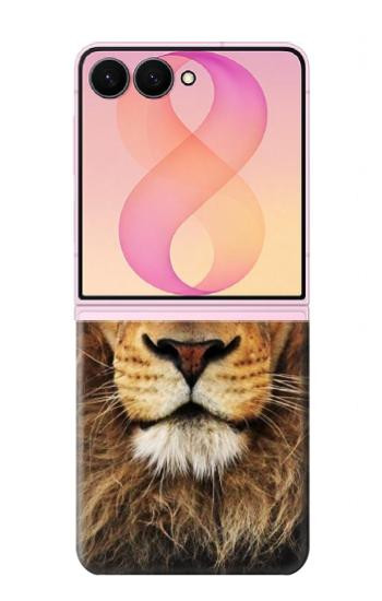 S2870 Lion Roi des Bêtes Etui Coque Housse pour Samsung Galaxy Z Flip 8