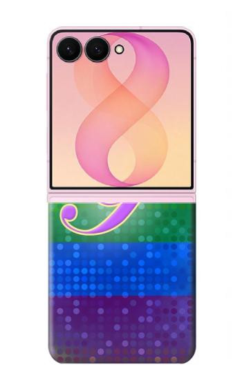 S2899 Arc en ciel LGBT Gay Pride Drapeau Etui Coque Housse pour Samsung Galaxy Z Flip 8