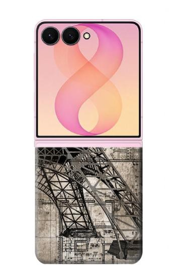S3416 Plan Tour Eiffel Etui Coque Housse pour Samsung Galaxy Z Flip 8
