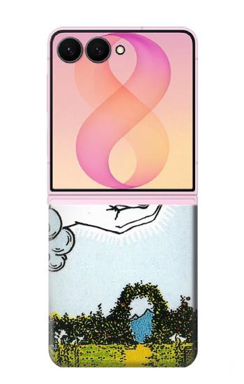 S3722 Carte de tarot Pièces de l'As des Pentacles Etui Coque Housse pour Samsung Galaxy Z Flip 8