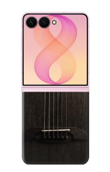 S3834 Guitare noire Old Woods Etui Coque Housse pour Samsung Galaxy Z Flip 8