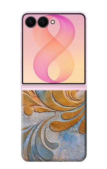 S3875 Tapis vintage en toile Etui Coque Housse pour Samsung Galaxy Z Flip 8
