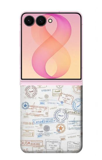 S3903 Timbres de voyage Etui Coque Housse pour Samsung Galaxy Z Flip 8