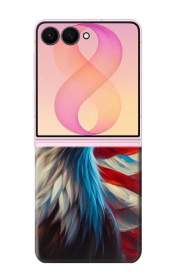 S3967 Pygargue à tête blanche, drapeau américain Etui Coque Housse pour Samsung Galaxy Z Flip 8