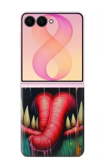 S4000 Graffiti mural monstre Etui Coque Housse pour Samsung Galaxy Z Flip 8