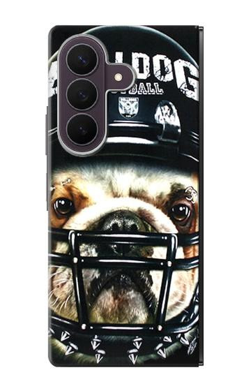 S0098 Bouledogue Football américain Etui Coque Housse pour Samsung Galaxy Z Fold 8 Ultra