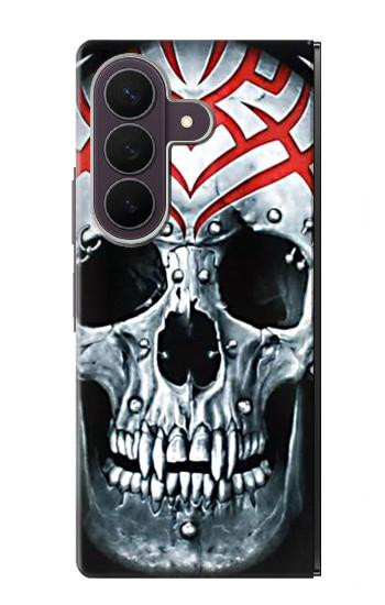 S0223 crâne Tatouage Etui Coque Housse pour Samsung Galaxy Z Fold 8 Ultra