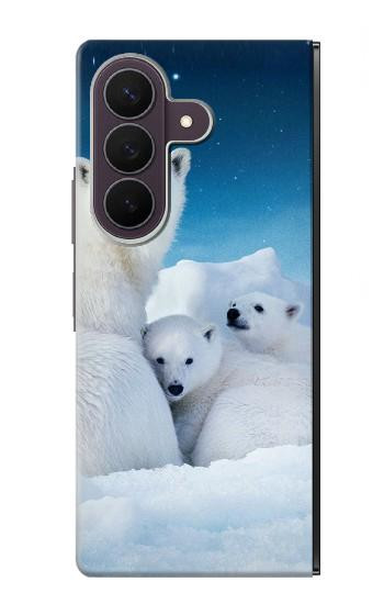 S0285 Ours polaire Etui Coque Housse pour Samsung Galaxy Z Fold 8 Ultra
