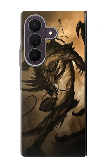 S0388 Dragon Etui Coque Housse pour Samsung Galaxy Z Fold 8 Ultra