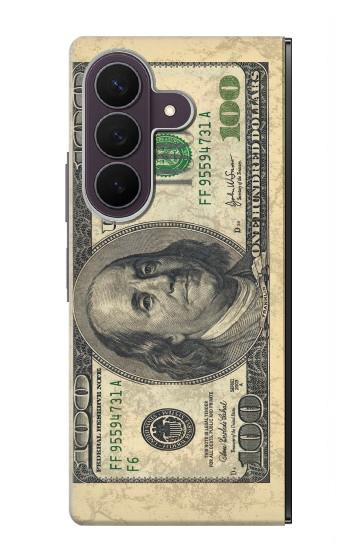 S0702 Dollars d'argent Etui Coque Housse pour Samsung Galaxy Z Fold 8 Ultra