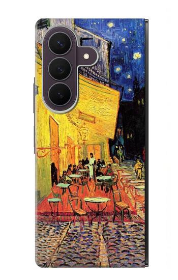 S0929 Van Gogh Café Terrasse Etui Coque Housse pour Samsung Galaxy Z Fold 8 Ultra