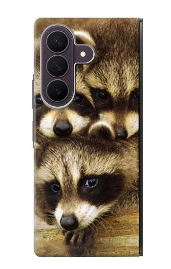 S0977 Les ratons laveurs bébé Etui Coque Housse pour Samsung Galaxy Z Fold 8 Ultra