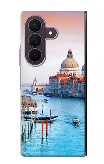 S0982 Beauté de Venise Italie Etui Coque Housse pour Samsung Galaxy Z Fold 8 Ultra