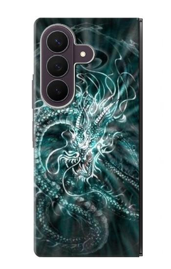S1006 Numérique dragon chinois Etui Coque Housse pour Samsung Galaxy Z Fold 8 Ultra