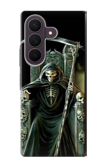 S1024 Roi Squelette Faucheuse Etui Coque Housse pour Samsung Galaxy Z Fold 8 Ultra