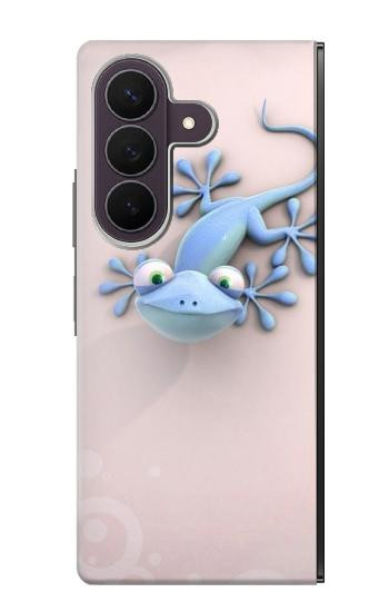 S1631 Drôle Gecko Lézard Etui Coque Housse pour Samsung Galaxy Z Fold 8 Ultra