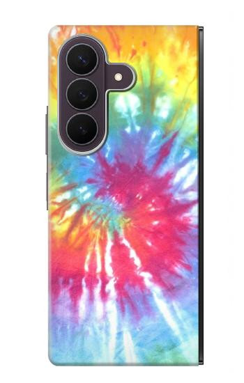 S1697 Tie Dye coloré imprimé graphique Etui Coque Housse pour Samsung Galaxy Z Fold 8 Ultra