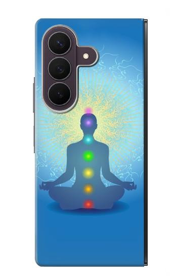 S2295 Bhuddha Aura Chakra Équilibrage guérison Etui Coque Housse pour Samsung Galaxy Z Fold 8 Ultra