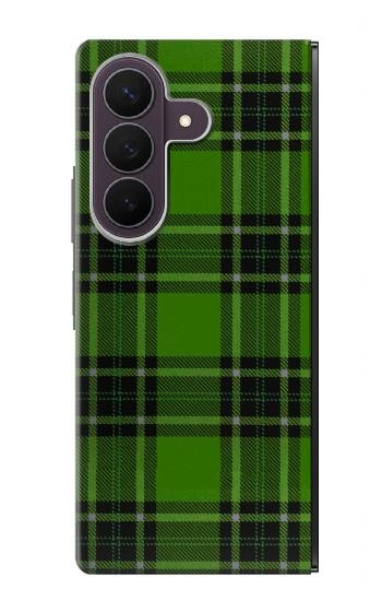 S2373 Motif vert Tartan Etui Coque Housse pour Samsung Galaxy Z Fold 8 Ultra