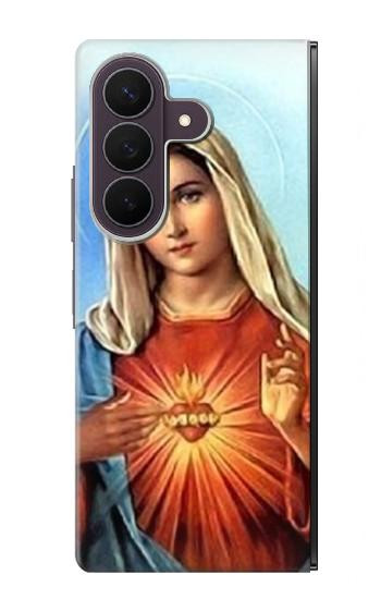 S2420 La Vierge Marie Santa Maria Etui Coque Housse pour Samsung Galaxy Z Fold 8 Ultra