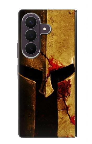 S2439 Guerrier spartiate Casque Etui Coque Housse pour Samsung Galaxy Z Fold 8 Ultra
