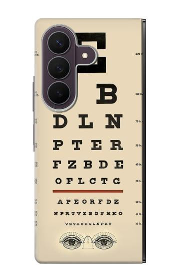 S2502 Tableau d'examen des yeux Etui Coque Housse pour Samsung Galaxy Z Fold 8 Ultra