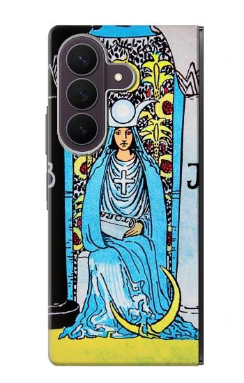 S2837 La Papesse carte de tarot Millésime Etui Coque Housse pour Samsung Galaxy Z Fold 8 Ultra