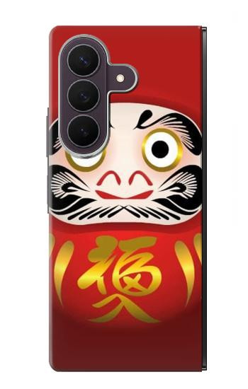 S2839 Japon Daruma Poupée Etui Coque Housse pour Samsung Galaxy Z Fold 8 Ultra