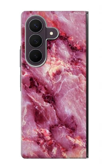 S3052 Rose Marbre Imprimé graphique Etui Coque Housse pour Samsung Galaxy Z Fold 8 Ultra