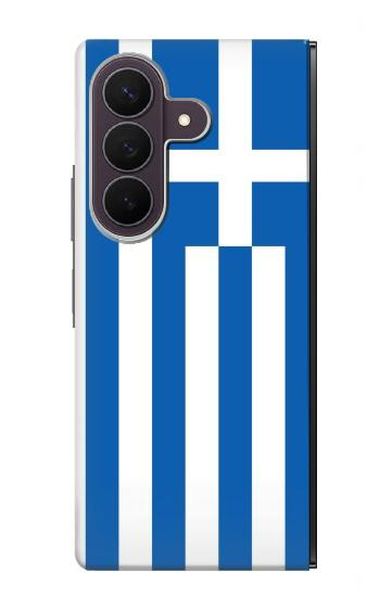 S3102 Drapeau de la Grèce Etui Coque Housse pour Samsung Galaxy Z Fold 8 Ultra