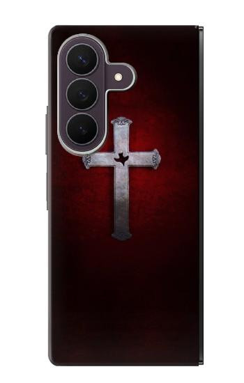 S3160 Croix chrétienne Etui Coque Housse pour Samsung Galaxy Z Fold 8 Ultra