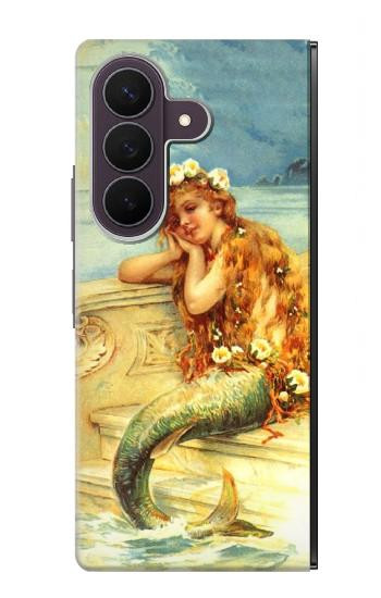 S3184 Peinture Petite Sirène Etui Coque Housse pour Samsung Galaxy Z Fold 8 Ultra