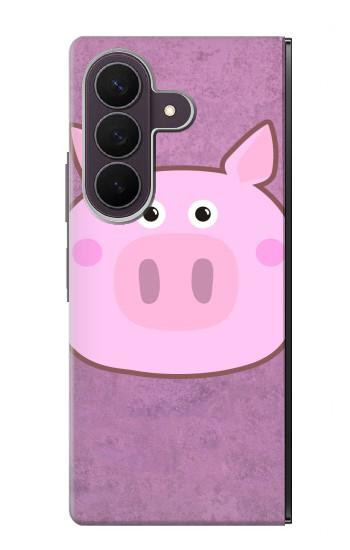 S3269 Porc Dessin animé Etui Coque Housse pour Samsung Galaxy Z Fold 8 Ultra