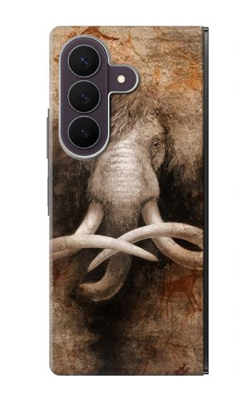 S3427 Mammoth Ancient Art la Grotte Etui Coque Housse pour Samsung Galaxy Z Fold 8 Ultra