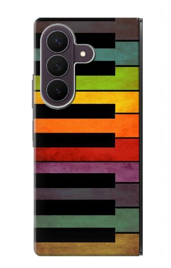 S3451 Piano coloré Etui Coque Housse pour Samsung Galaxy Z Fold 8 Ultra