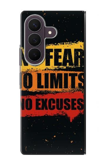 S3492 Sans Peur Limités D'excuses Etui Coque Housse pour Samsung Galaxy Z Fold 8 Ultra