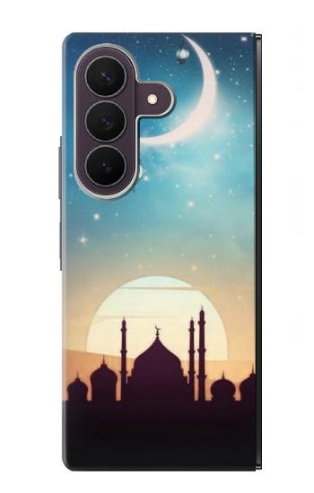 S3502 Coucher de soleil islamique Etui Coque Housse pour Samsung Galaxy Z Fold 8 Ultra