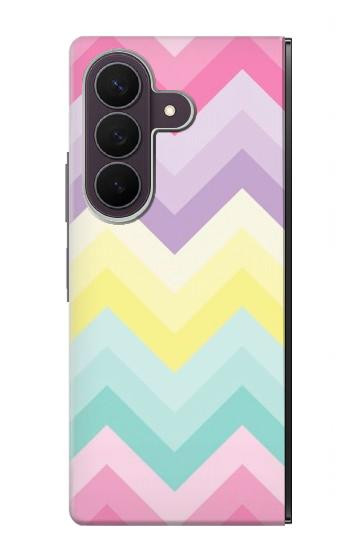 S3514 Arc en ciel Zigzag Etui Coque Housse pour Samsung Galaxy Z Fold 8 Ultra